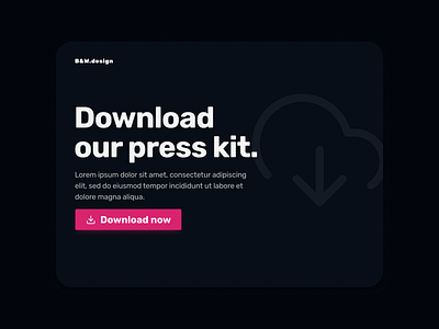Press page | Daily UI #051 051 branding cta daily ui daily ui 051 dailyui dailyui 051 dailyui051 design desktop download figma interface landing page media kit press kit press page ui ux website