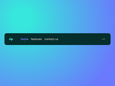 Header navigation | Daily UI #053