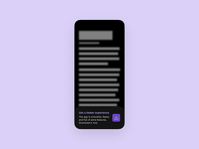 Download app | Daily UI #074