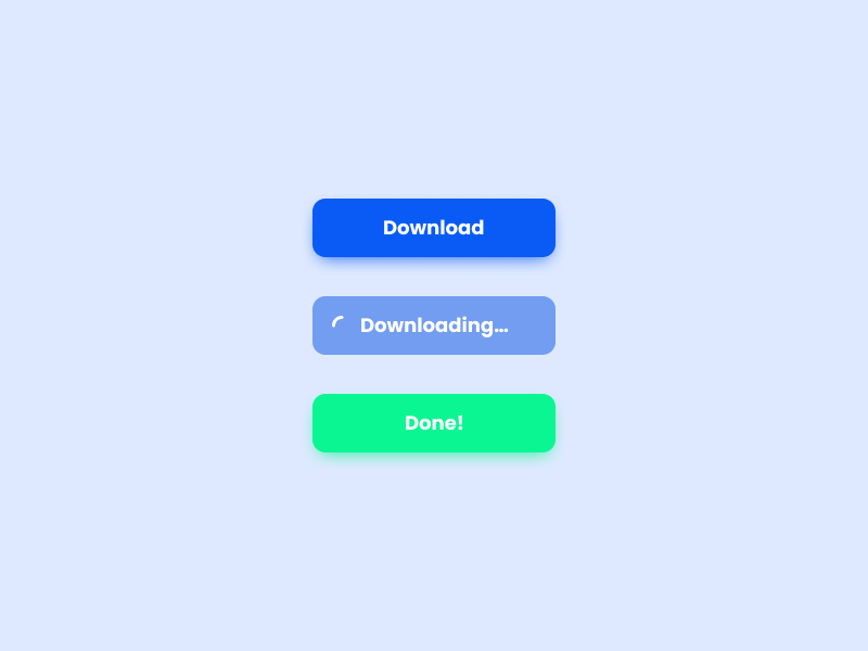 Loading… | Daily UI #076 076 button buttons daily ui daily ui 076 dailyui dailyui 076 dailyui076 design done download downloading figma interface loading success ui ux web
