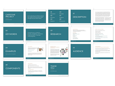 Capstone Brief masters research