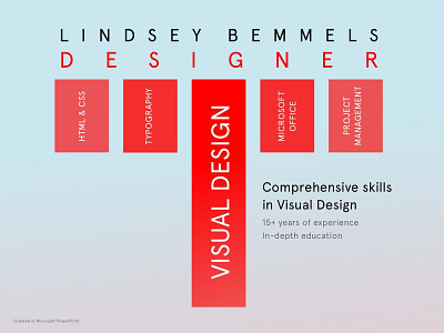 My T Shape - Week 2 masters powerpoint