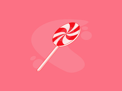 Lollipop design dessert icon illustration illustrator logo lollipop minimal vector