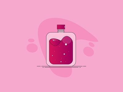 Perfume design icon illustration illustrator logo minimal perfume vector