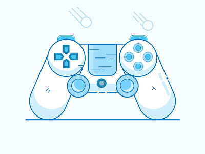 ps4 controller drawing