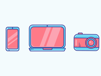 Essential Tools camera design icon illustration illustrator laptop logo minimal phone vector