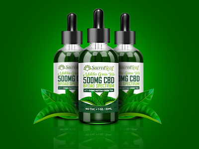 Sacred Leaf Label and Package Design