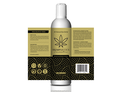 Hempmedics Label Design brand branding cbd design graphic artist graphic design hemp label design logo packaging design typography vape