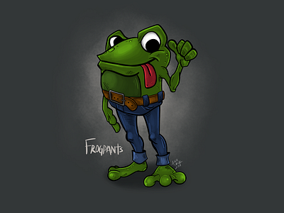 Frogpants Illustration