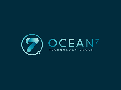 Oceans 7 Logo Design