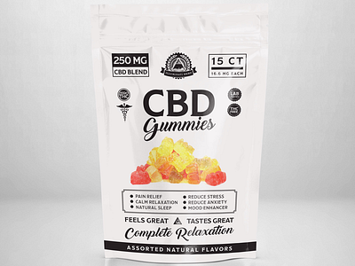 Illuminati CBD Gummies Label Design