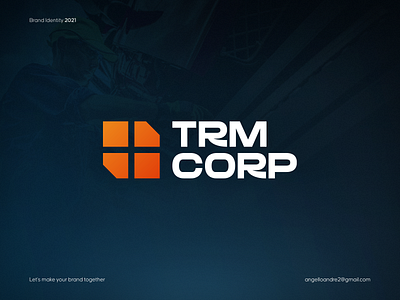 TRM Corp brand branding design graphic design logo logotype