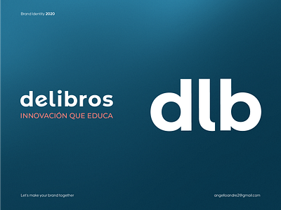 Delibros book books brand branding design education graphic design logo logotype minimal school vector