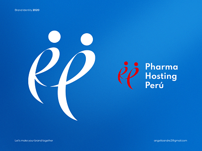 Pharma Hosting Perú brand branding design drugstore graphic design health logo logotype medicines minimal