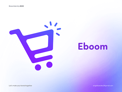 Eboom brand branding design ecommerce entrepreneur entrepreneurship graphic design logo logotype minimal online online shopping vector