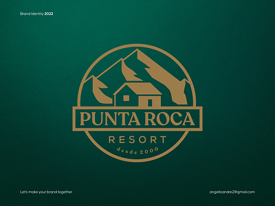 Punta Roca brand branding design graphic design hotel logo logotype minimal resort vector