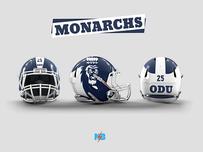 ODU Football Helmet Concept football helmet sports branding