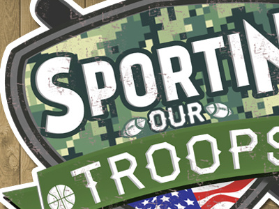 Sportin Our Troops logo military non profit sports