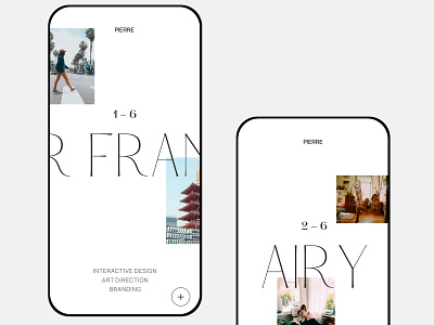 Minimal Interactive UI Folio