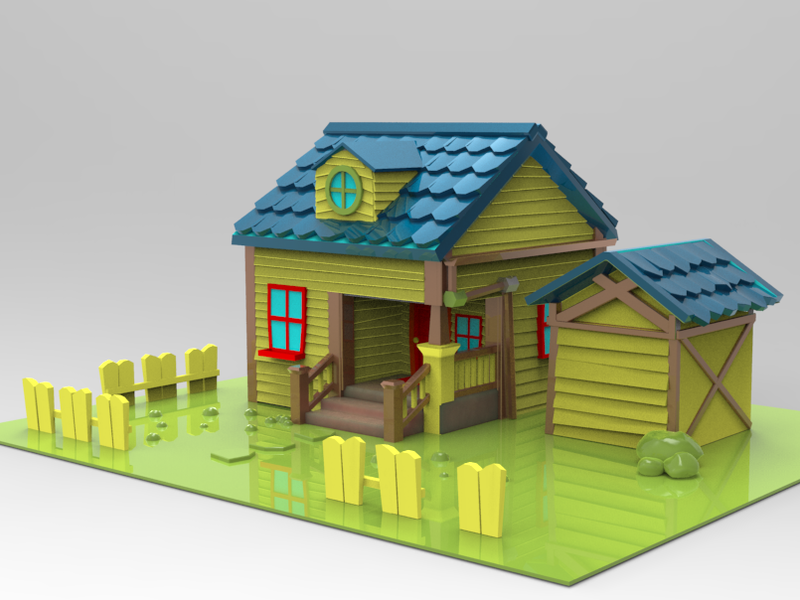 House Cartoon Inpiration From Animation Movie By Bagas Muadun On Dribbble