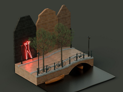 Little city - Amsterdam 3d animation art c4d cgi cinema 4d design motion