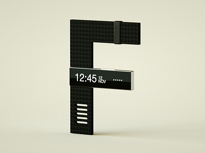 F Fitbit - 36days Electronics 3d animation art c4d cgi cinema 4d design motion