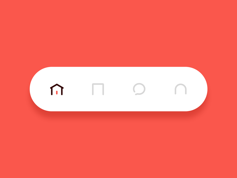 Tabber animation animation design icon illustration ui ux