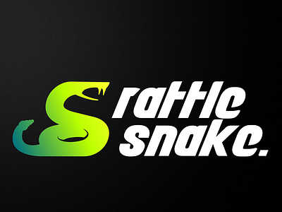 rattlesnake. Logo green logo rattlesnake snake