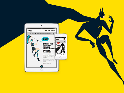 Comic Traders - Web Design illustration vector web