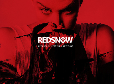 Redsnow branding design logo