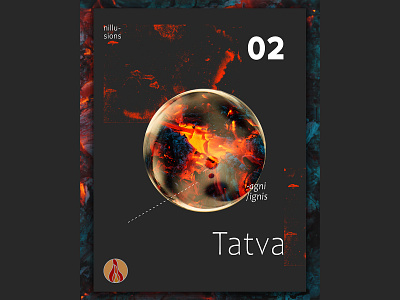 Tatva | Fire abstarct abstract art art design newshot nillusions poster poster a day poster art poster design postereveryday