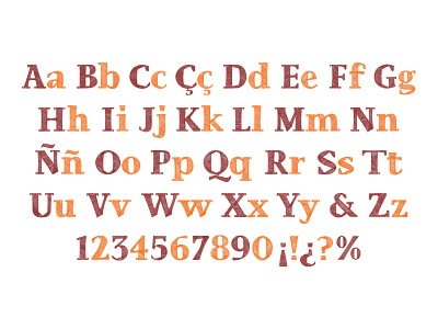 Abrupt Serif abrupt alphabet betterletters display hand lettering handlettering lettering mike meyer serif sign painting specimen type type design typography