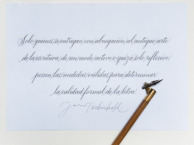 Copperplate Exercise calligraphy copperplate cursive english roundhand jan tschichold joan quiros letterforms