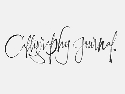 Calligraphy Journal. blog brush brush lettering brushlettering calligraphy expressive journal script