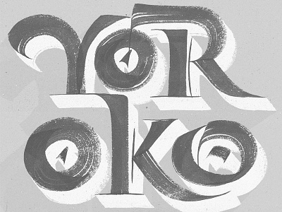 Yorokobu brush lettering brushlettering calligraphy cover editorial handmade ink lettering magazine texture yorokobu
