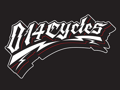 014 blackletter custom cycles gothic handlettering lettering logo logotype type typography vector