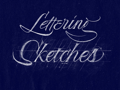 Lettering Sketches handlettering lettering process script scriptlettering sketches