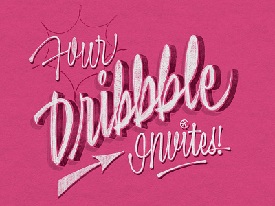 Four Dribbble Invites!