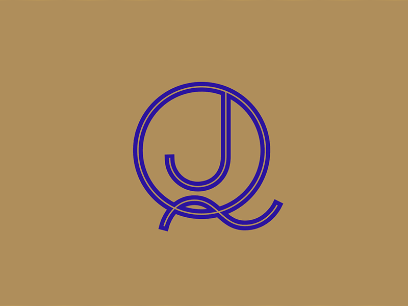 JQ Monogram animation geometric lettering logo logotype monogram motion redesign