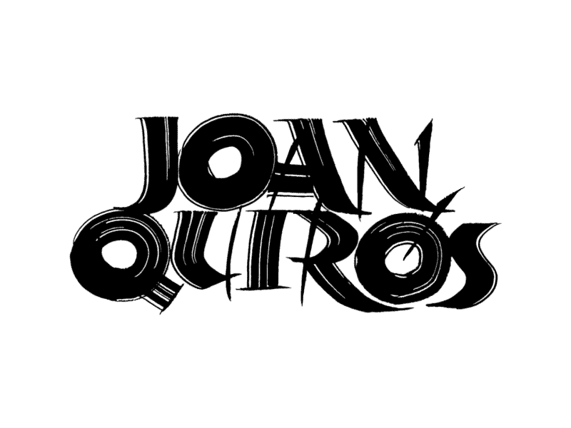 Joan Quiros Logo Animation after effects animation calligraphy lettering logo logotype motion neuland write on
