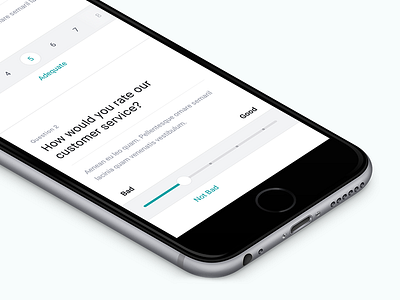 Mobile Questionnaire by Bertie on Dribbble