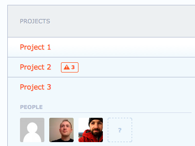 Projects accordion app projects team