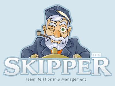 Skipper Vert app beta illustration logo
