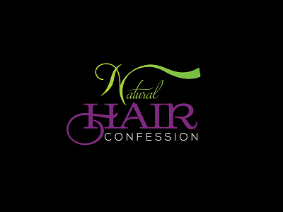 Natural Hair Confession - Logo hair confession logo natural hair confession logo