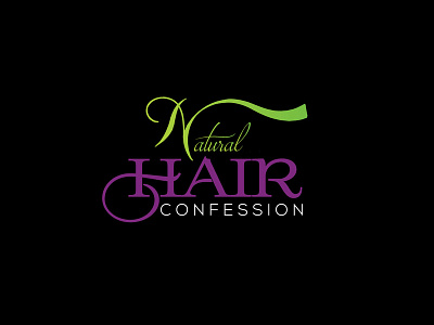 Natural Hair Confession - Logo