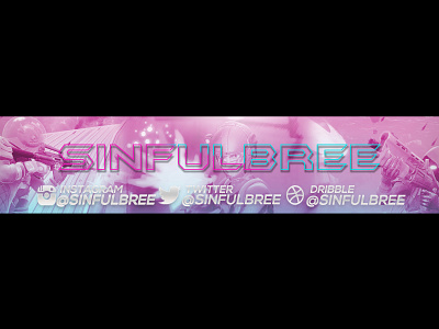 Sinfulbree Fortnite Banner bannerdesign branding design gaming banner graphidesign typography youtube banner