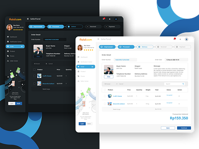 Order Page Ralali.com dashboard dashboard ui design portfolio ui user experience user interface ux web