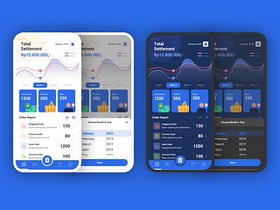 Seller App Dashboard Mobile Concept