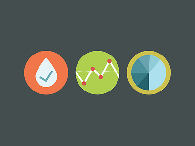 Icons chart check circle data graph icon illustration