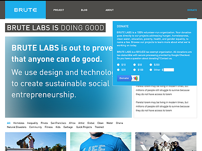 Brute layout ui ux web web design